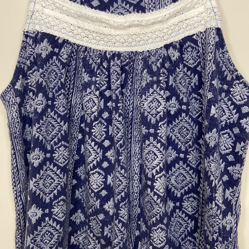 LUCKY BRAND Tribal Print Crochet Tank Top - Picture 5 of 13